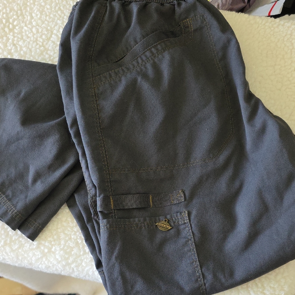 Dickies Black Cargo Pants Durable Utility Wear